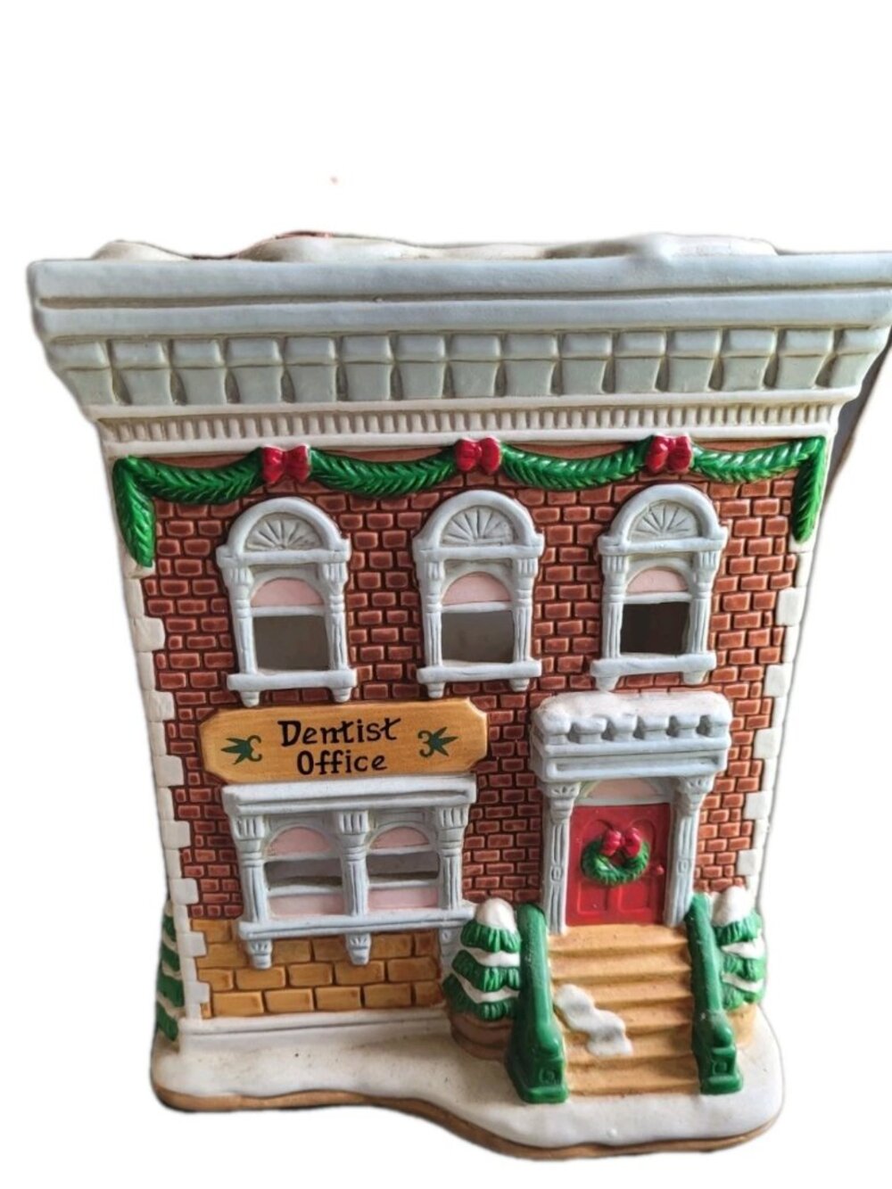 Dentist Office Collectable Colonial Village Lefton House Vintage Christmas - Picture 2 of 2